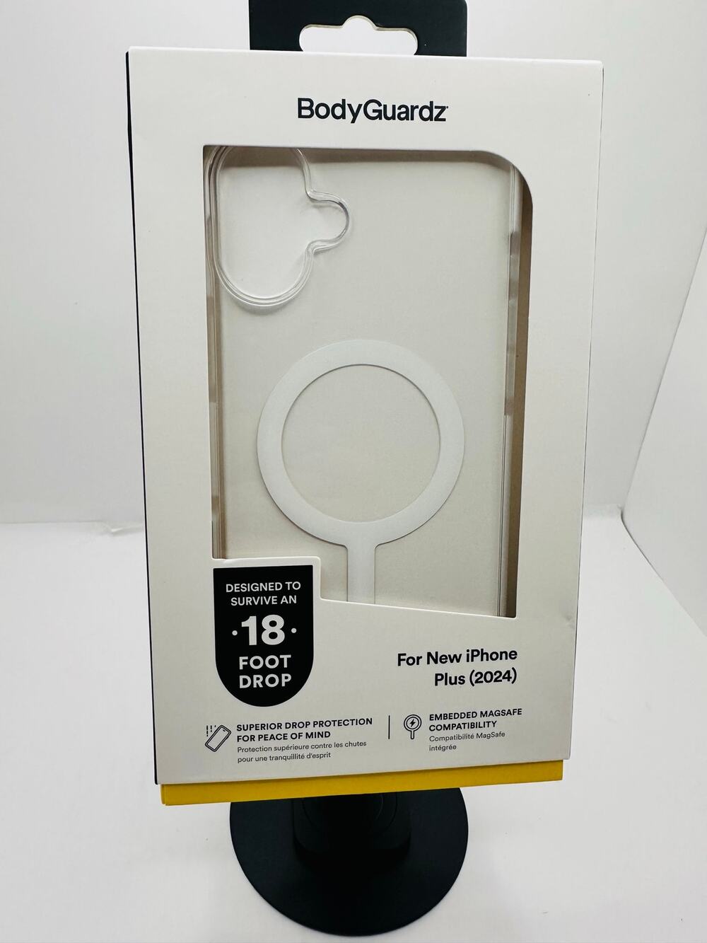 BodyGuardz Ace Pro iPhone 16 Plus Clear/White MagSafe Case NWT